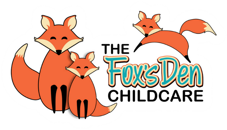 The Fox's Den ChildCare Outline Logo